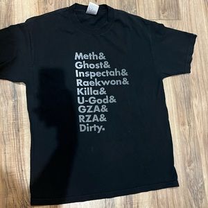 WuTang Member tee. 3M Reflective. Vintage. Large.  Wu-Tang brand